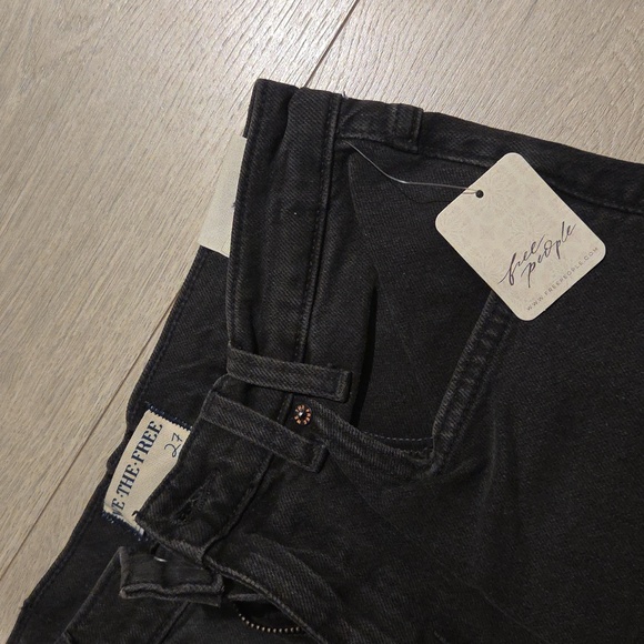 NWT- We The Free Risk Taker High Rise Straight Pants - Picture 6 of 6